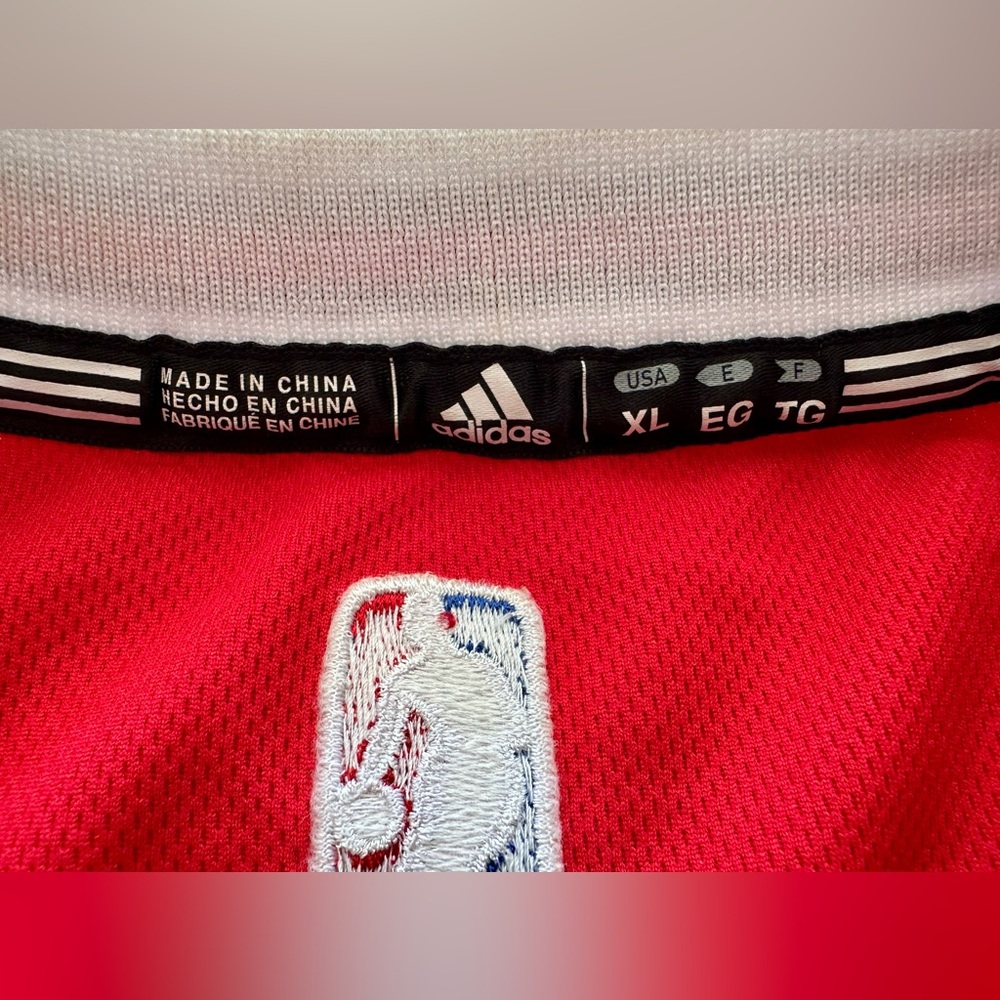 Adidas Chicago Bulls Derrick Rose Red NBA Jersey - size XL - Picture 4 of 5